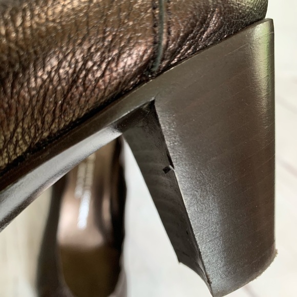 ATTILIO GIUSTI LEOMBRUNI Metallic Brown Pumps - Picture 10 of 10